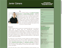 Tablet Screenshot of javicamara.com